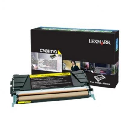 Toner Original Lexmark Yellow, C748H3YG, pentru C748 Series, 10K, , "C748H3YG"