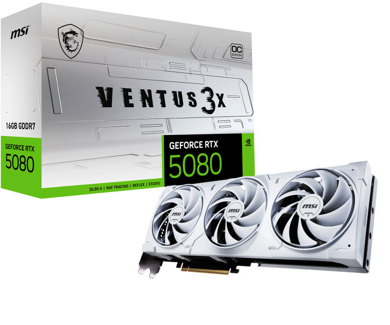 MSI VENTUS GEFORCE RTX 5080 16G 3X OC