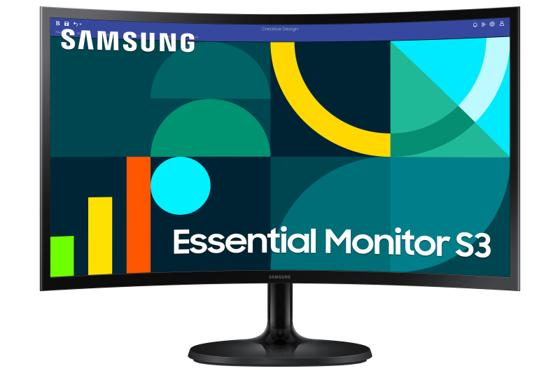 Monitor Samsung 24" LS24D360GAUXEN, Curvature: 1800R, Diagonal (inch): 24, Diagonal (cm): 60.96, Aspect ratio: 16:9, Panel: VA, Resolution: 1920x1080, Refresh Rate: 100Hz, Response time GtG: 4ms, Brightness (max): 250 cd/m², Contrast (static) : 3000:1, Vi