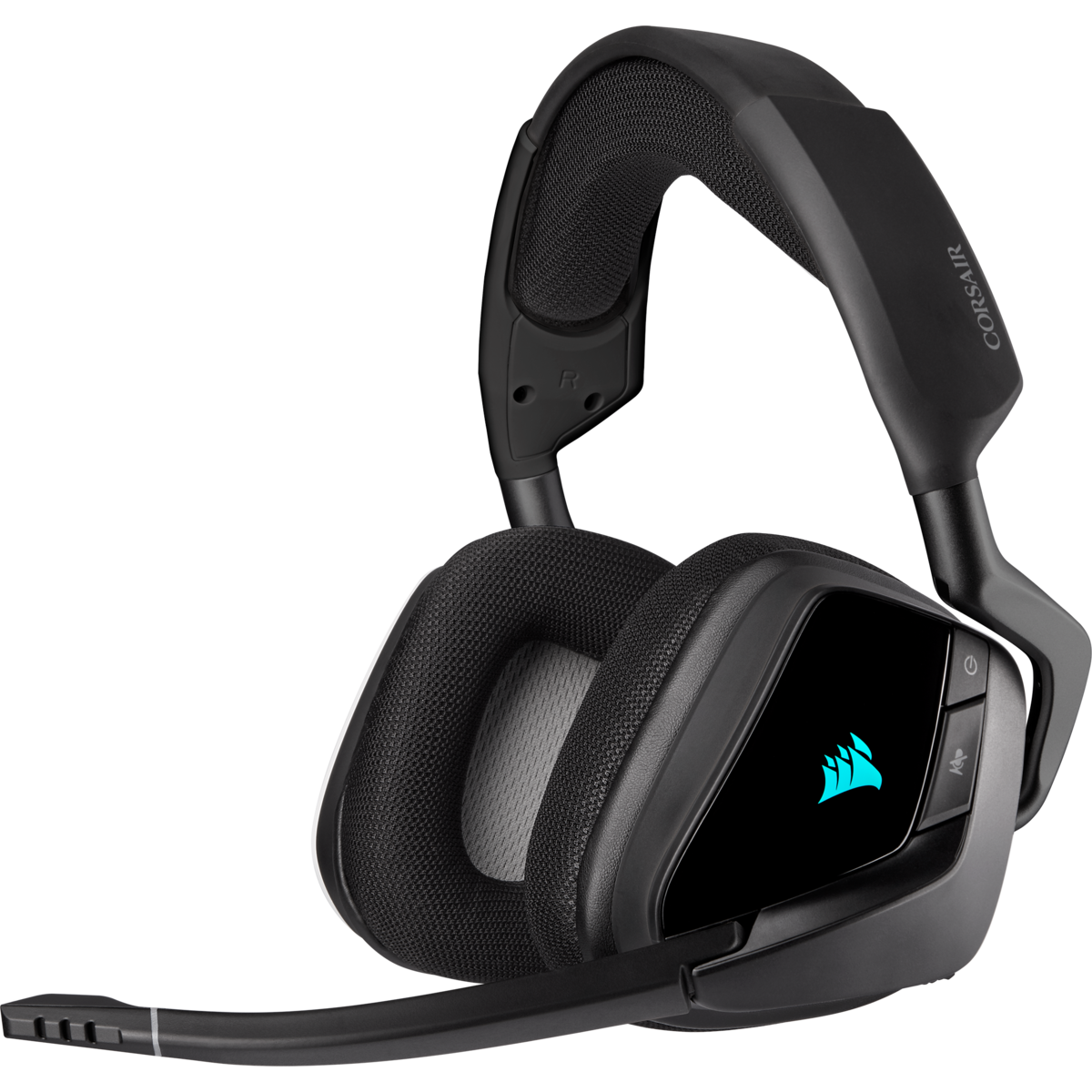 CASTI Corsair, "Void RGB Elite", wireless, gaming, utilizare multimedia, microfon pe brat, conectare prin 2.4 GHz (WiFi), negru, "CA-9011201-EU"