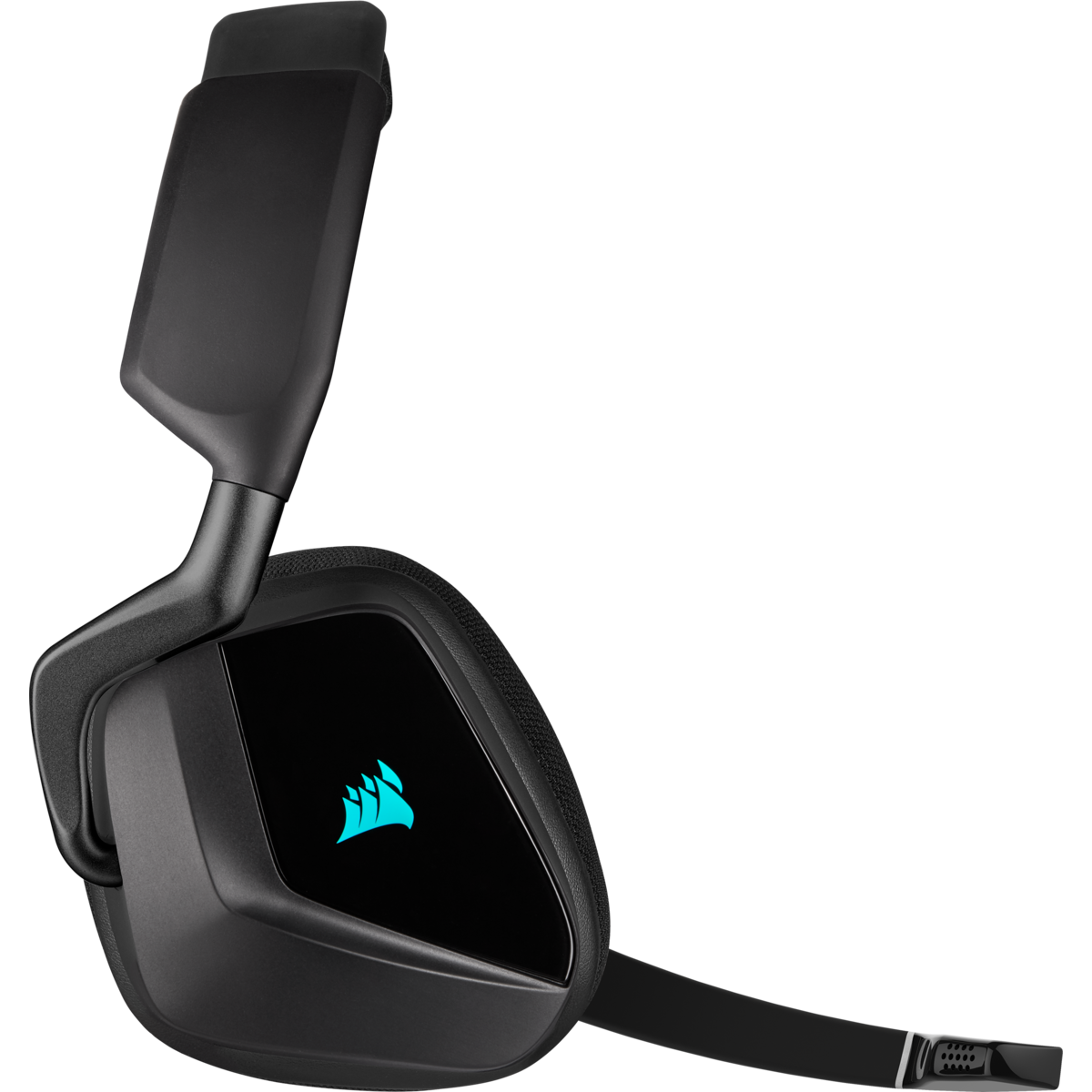 CASTI Corsair, "Void RGB Elite", wireless, gaming, utilizare multimedia, microfon pe brat, conectare prin 2.4 GHz (WiFi), negru, "CA-9011201-EU"