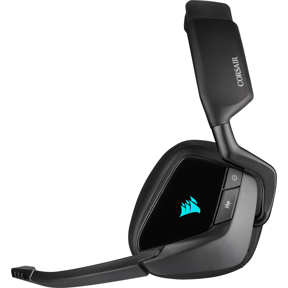 CASTI Corsair, "Void RGB Elite", wireless, gaming, utilizare multimedia, microfon pe brat, conectare prin 2.4 GHz (WiFi), negru, "CA-9011201-EU"