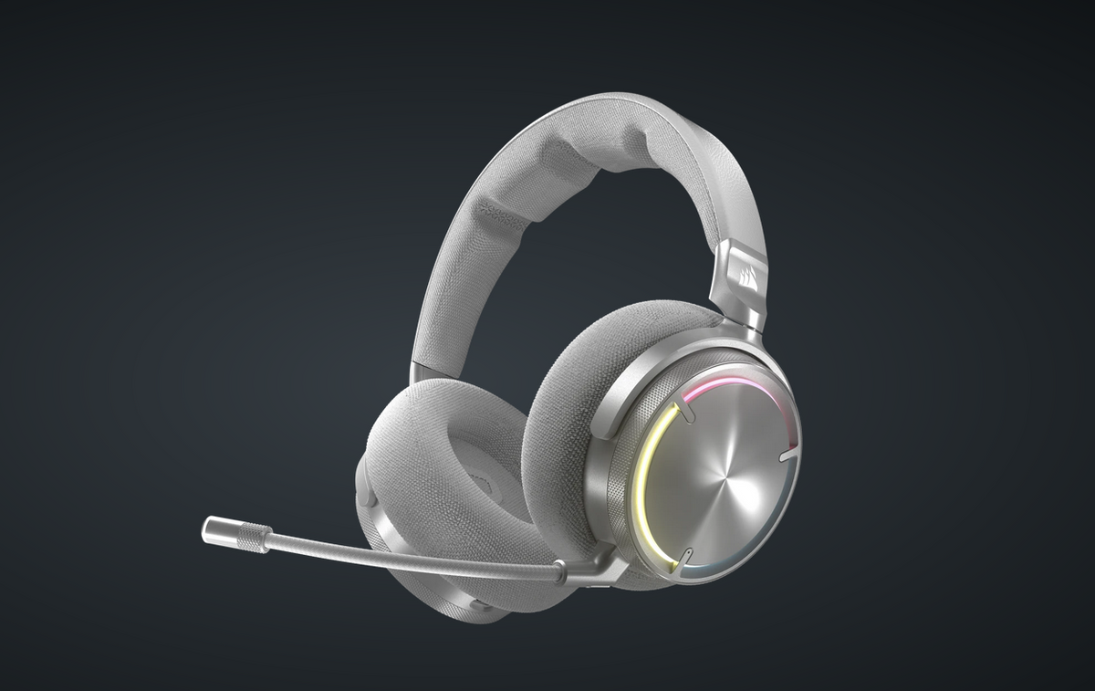 Corsair Casti Gaming CR VIRTUOSO MAX WIR SILVER 
