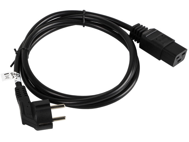 Cablu alimen. IEC 320 C19 1,8m 16A VDE "CA-C19C-10CC-0018-BK"