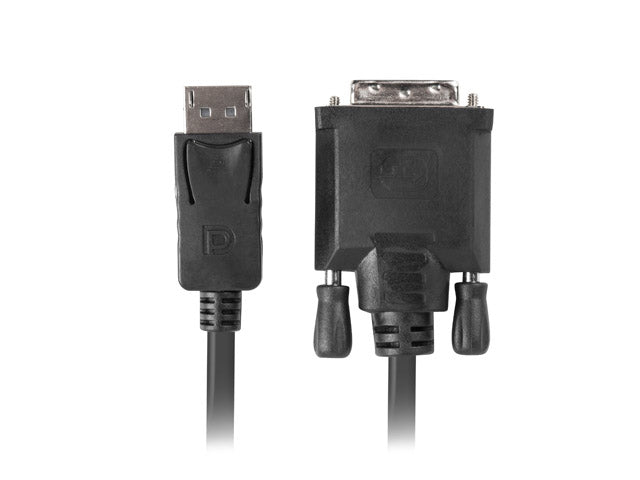 Cablu DisplayPort DVI-D 1,8m Dual Link "CA-DPDV-10CU-0018-BK"