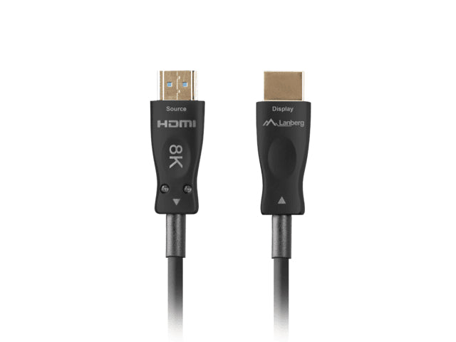 Cablu HDMI M/M v2.1 10 m optic negru AOC "CA-HDMI-30FB-0100-BK"
