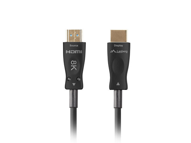 Cablu HDMI M/M v2.1 80 m optic negru AOC "CA-HDMI-30FB-0800-BK"