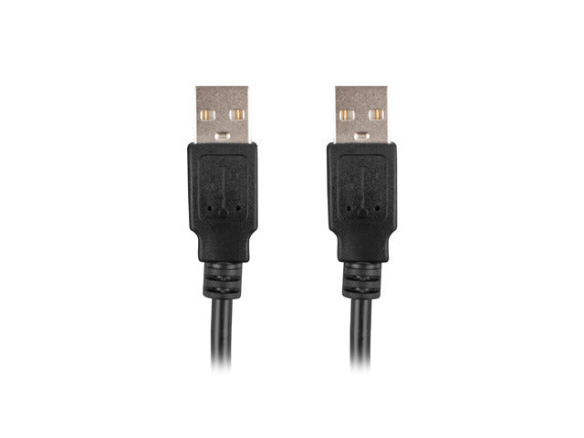 Cablu USB-A M/M 2.0 1,8 m negru "CA-USBA-20CU-0018-BK"
