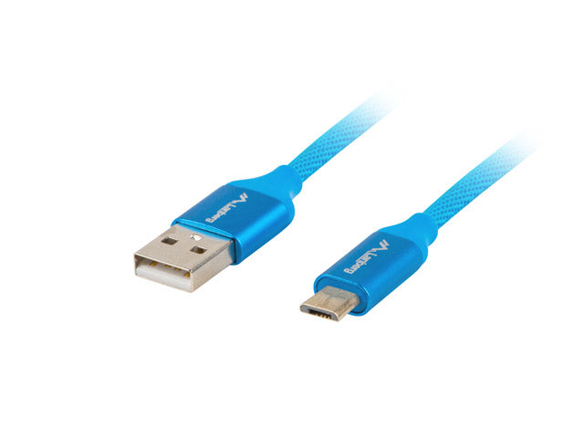 Cablu USB Micro(M) USB-A 2.0 1,8 m albs "CA-USBM-20CU-0018-BL"
