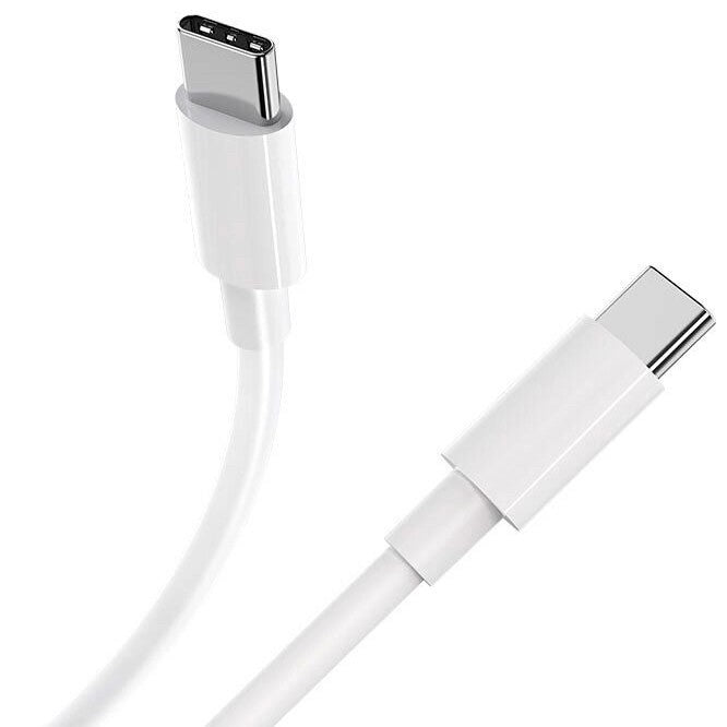 Cablu de Date pentru Telefon, Flippy, Cablu TYPE-C to TYPE-C Universal, Compatibil cu iOS si Android, Putere Suportata 240W, Fire 160 cupru, 1.5M, Simplu, Alb