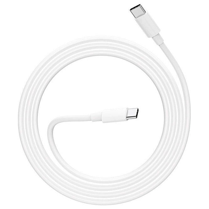 Cablu de Date pentru Telefon, Flippy, Cablu TYPE-C to TYPE-C Universal, Compatibil cu iOS si Android, Putere Suportata 240W, Fire 160 cupru, 1.5M, Simplu, Alb