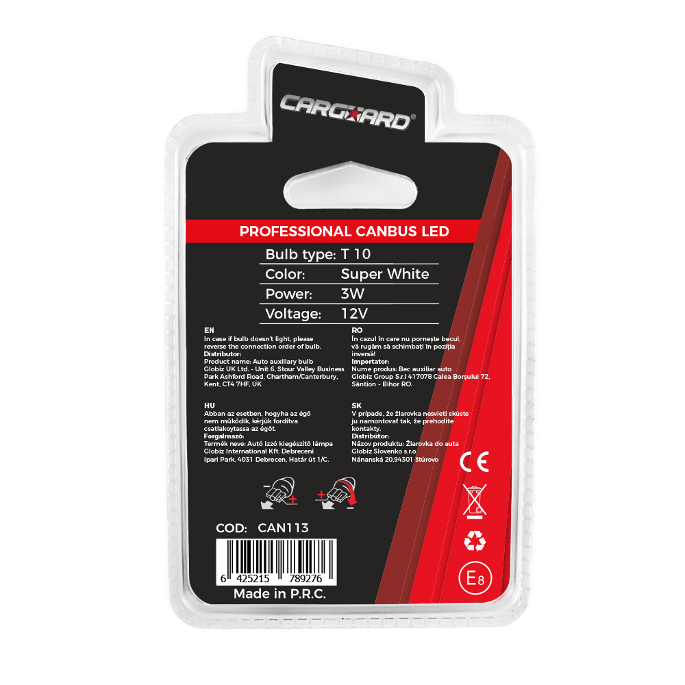 LED pentru iluminat interior /portbagaj CarGuard CAN113