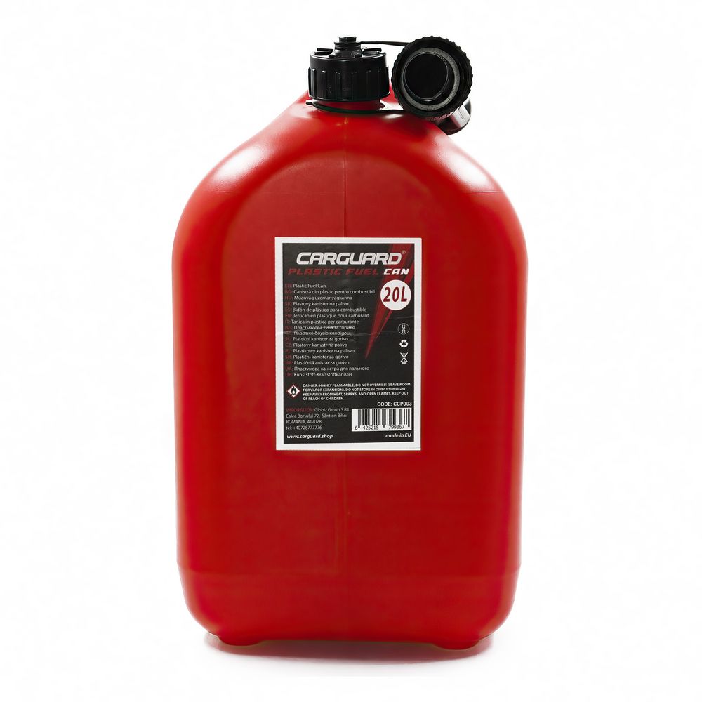 Canistra pentru combustibil din plastic 20L CarGuard CCP003