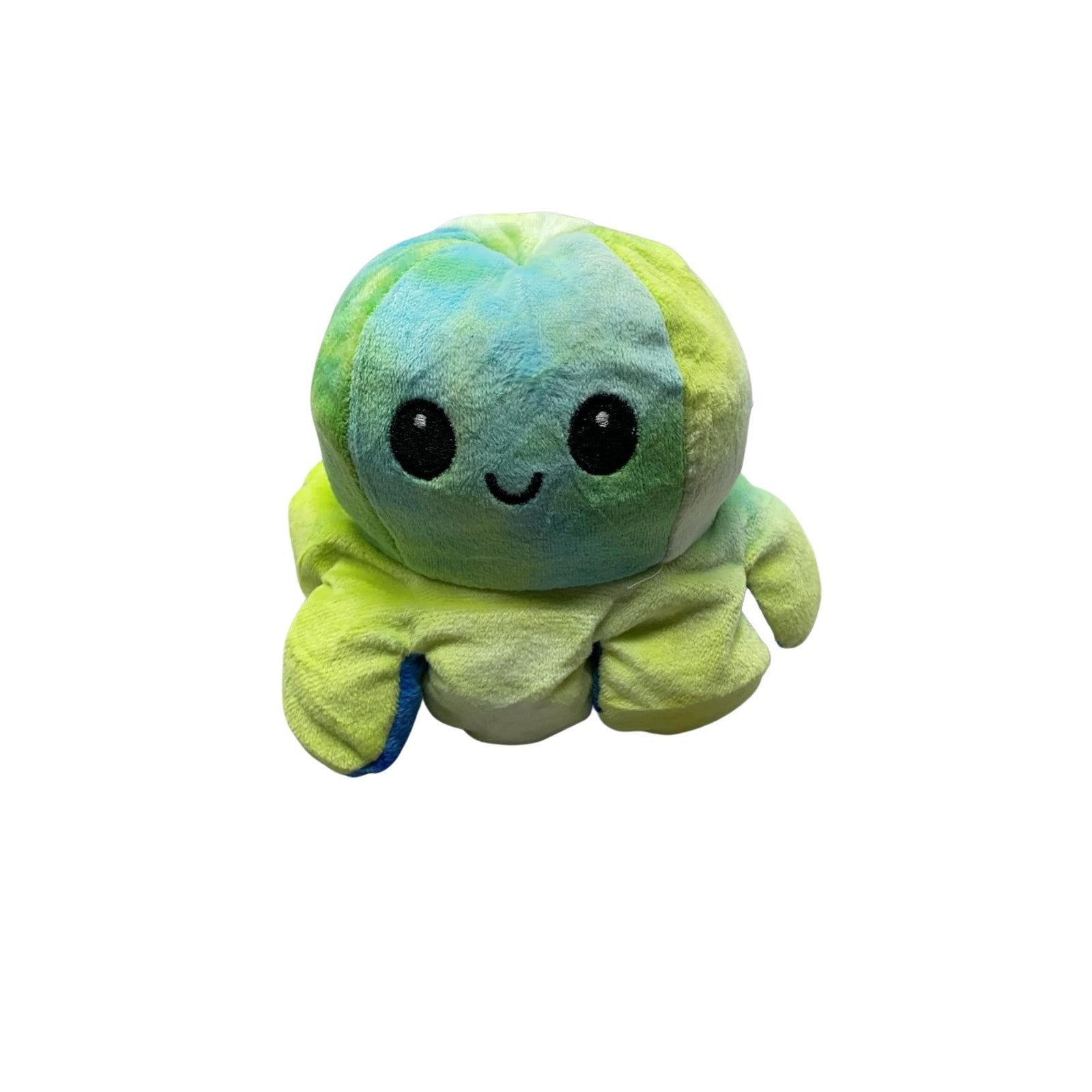 Caracatita reversibila din plus cu fata fericita si fata trista, Flippy, model 44, multicolor