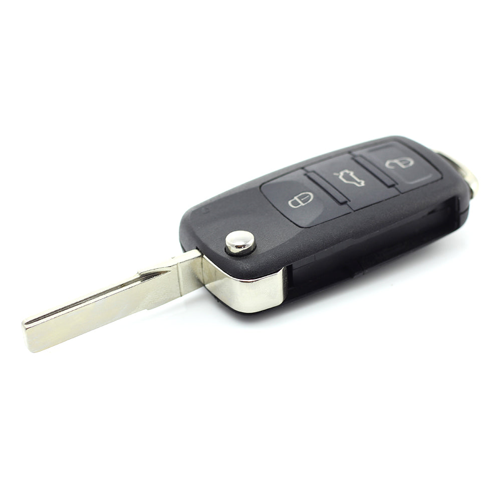 Audi A8 - Carcasa cheie tip briceag cu 3 butoane, fara buton de panica - CARGUARD