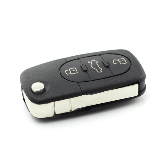 Audi - Carcasa cheie tip briceag, cu 3 butoane - baterie 1616 - CARGUARD
