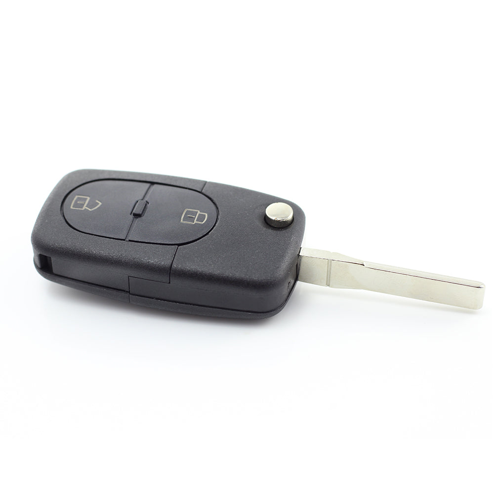 Audi - Carcasa cheie tip briceag, cu 2 butoane,  - baterie 1616 - CARGUARD
