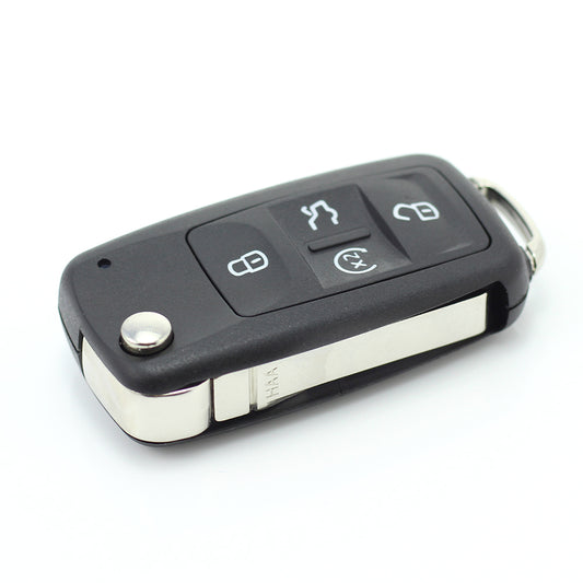 Volkswagen - Carcasa cheie tip briceag, cu 4 butoane - CARGUARD