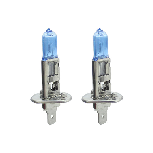 Set de 2 becuri Halogen H1, 100W +130% Intensitate - LONG LIFE - CARGUARD