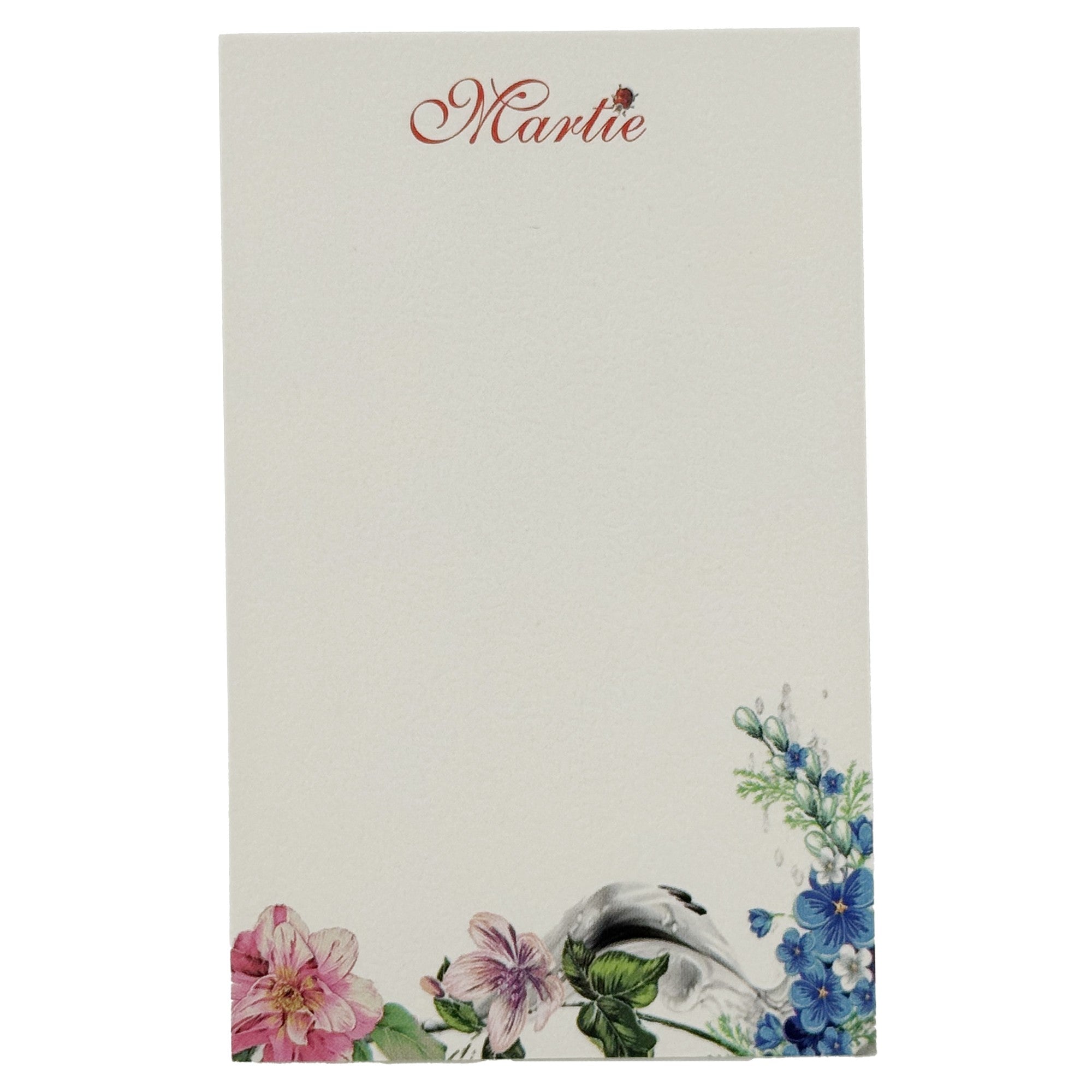 Cartonase Ambalaj pentru Martisor, Set 200 buc, Model Martie Flori Colorate, 9 x 5 cm, Alb