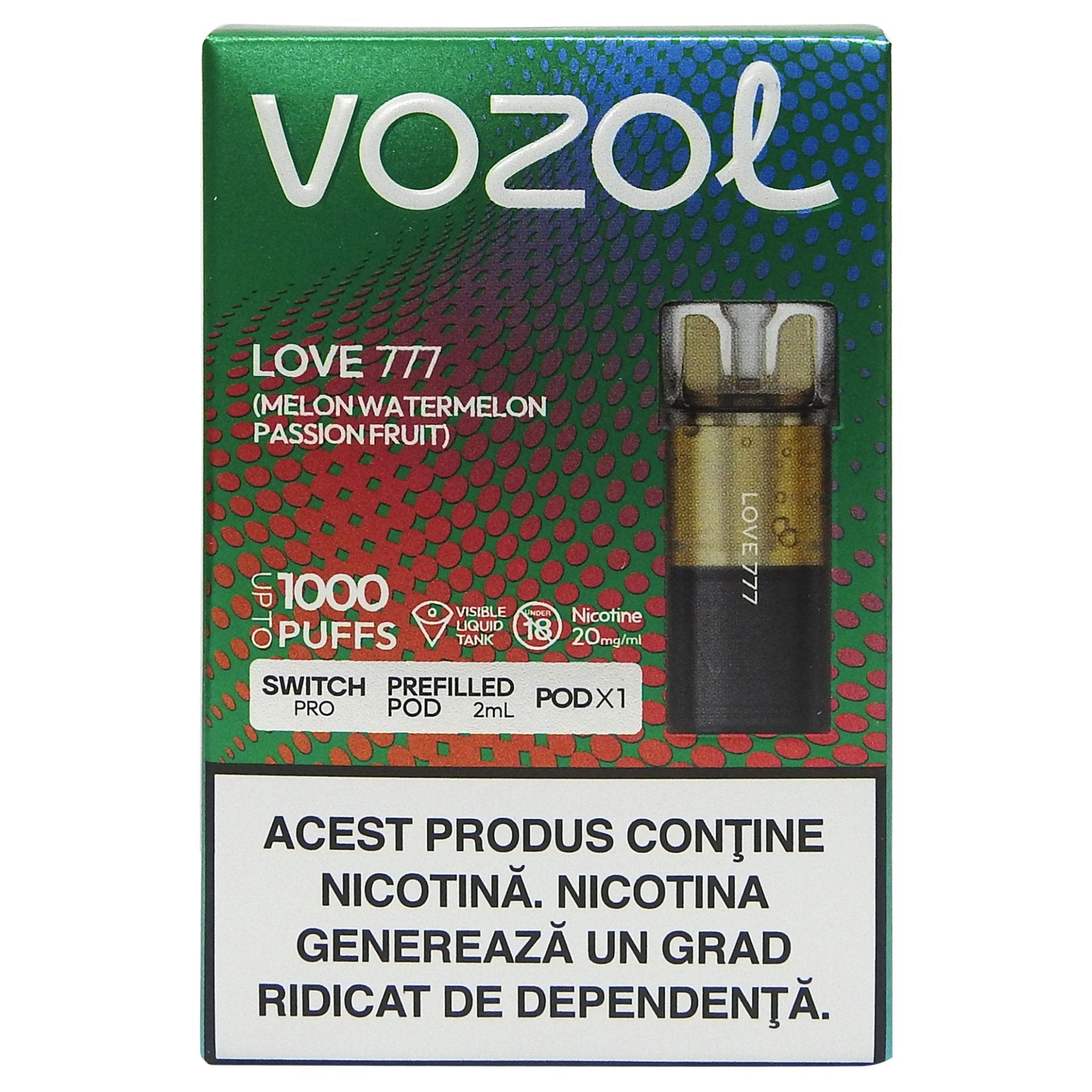 Cartus, Vozol, Tigara Electronica Switch Pro Love 777