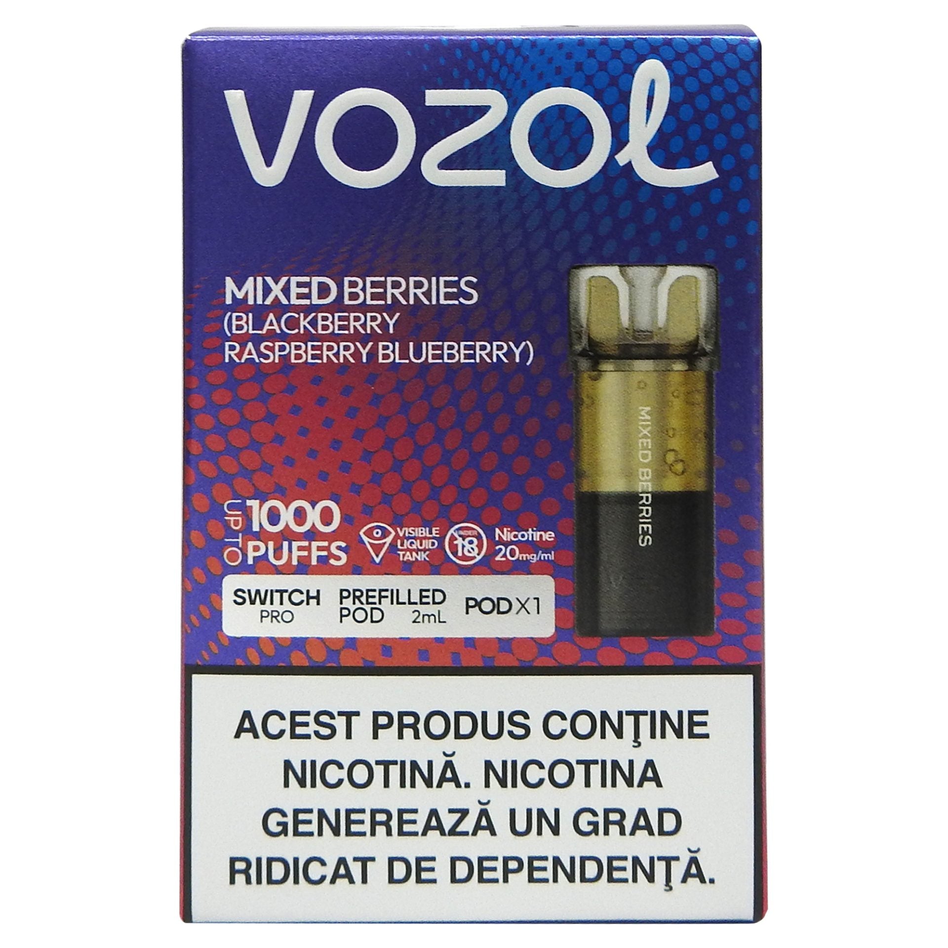 Cartus, Vozol, Tigara Electronica Switch Pro Mixed Berries