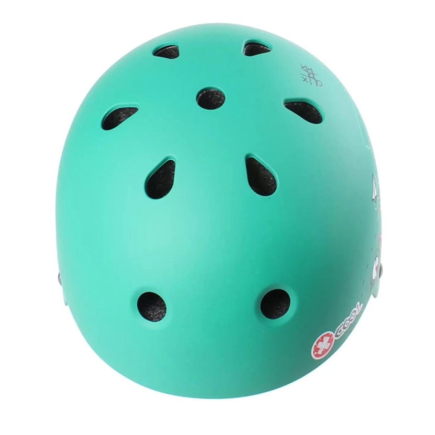 Casca de Protectie pentru Copii, Marime M, 52-57cm, din ABS, Unisex, Verde
