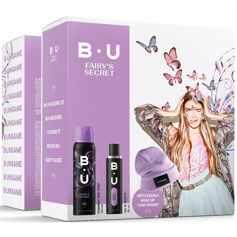 Caseta Cadou, Bu, EDT 50, Deo150 ml, Caciula Fairy's Secret