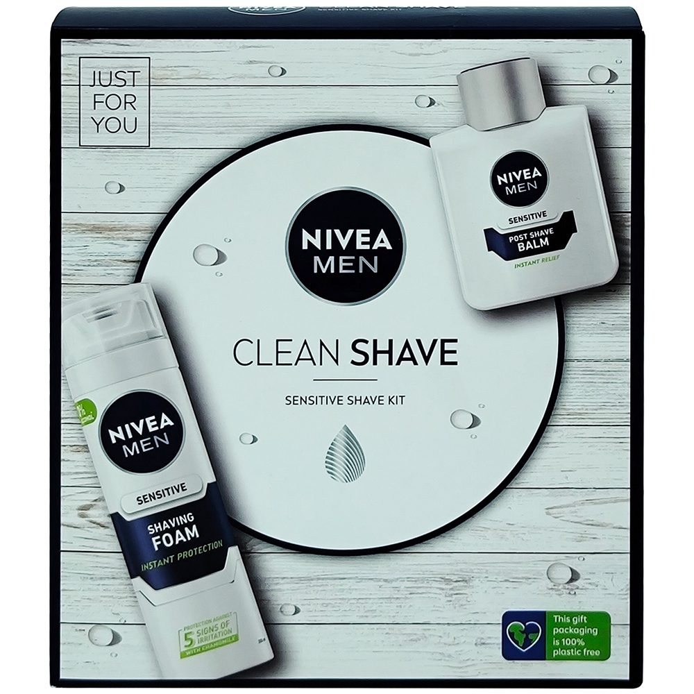 Caseta Cadou, Nivea, Sp Ras200, Balm100 Men Clean Shave