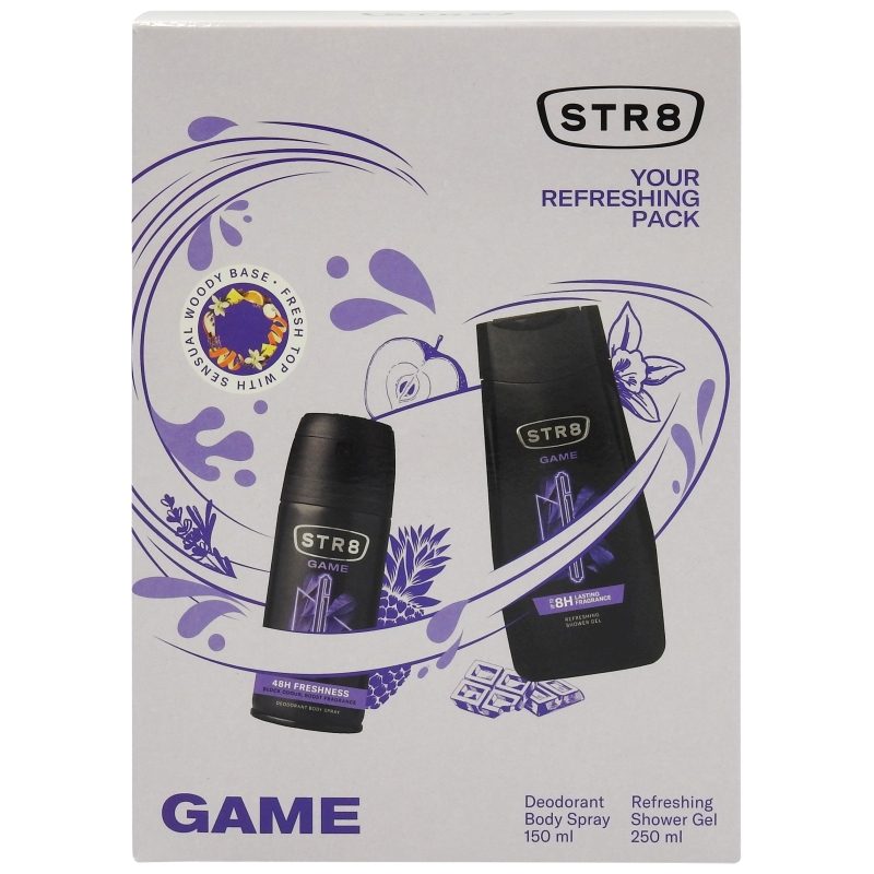 Caseta Cadou, Str8, Gel de Dus 250, Deo150 Game
