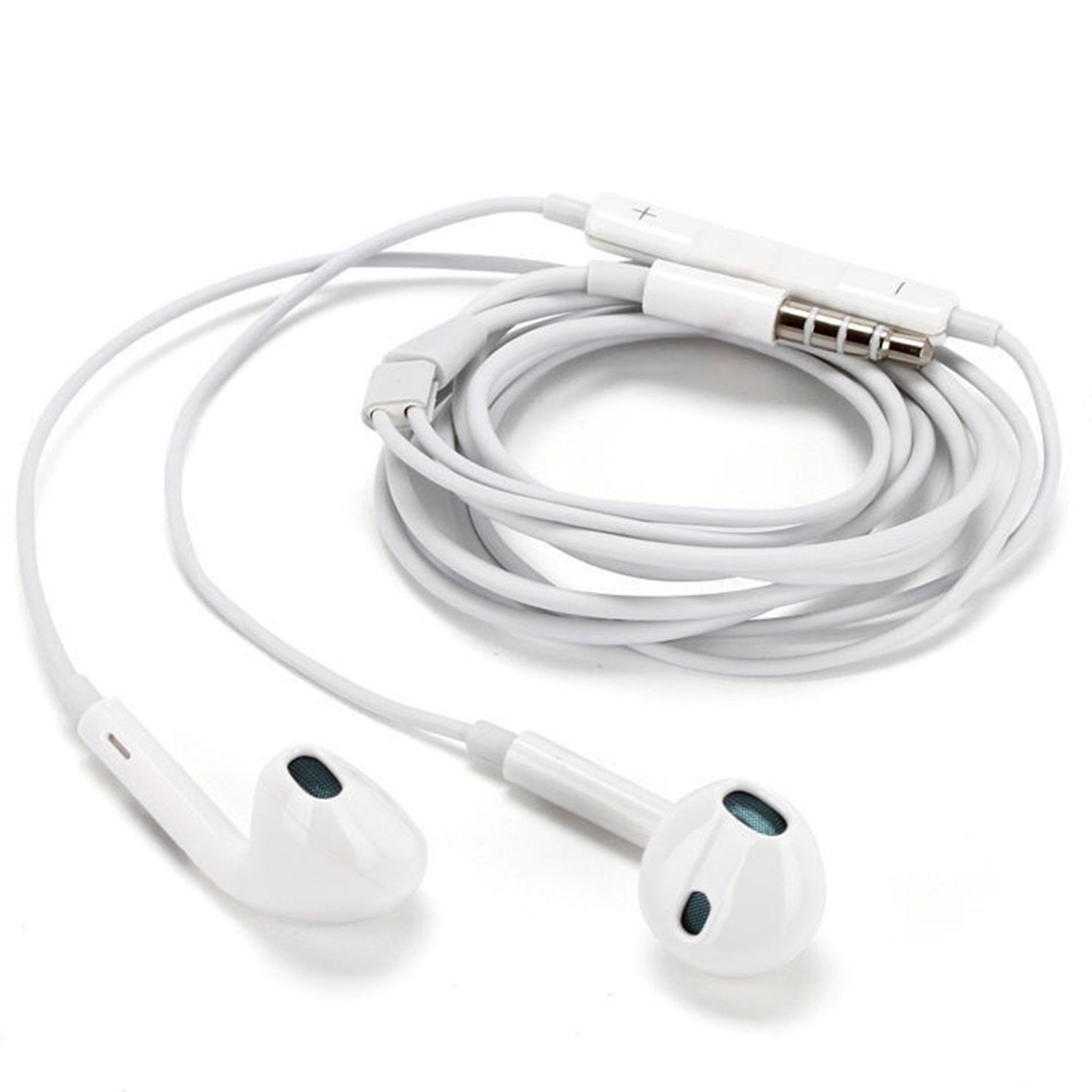 Casti Audio In-Ear, cu Microfon si cu Port Jack 3.5 mm, 1m, telecomanda pentru apeluri/volum. WUW-R31 Alb