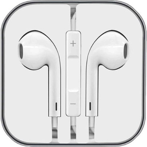 Casti Audio In-Ear, cu Microfon si cu Port Jack 3.5 mm, 1m, telecomanda pentru apeluri/volum. WUW-R31 Alb