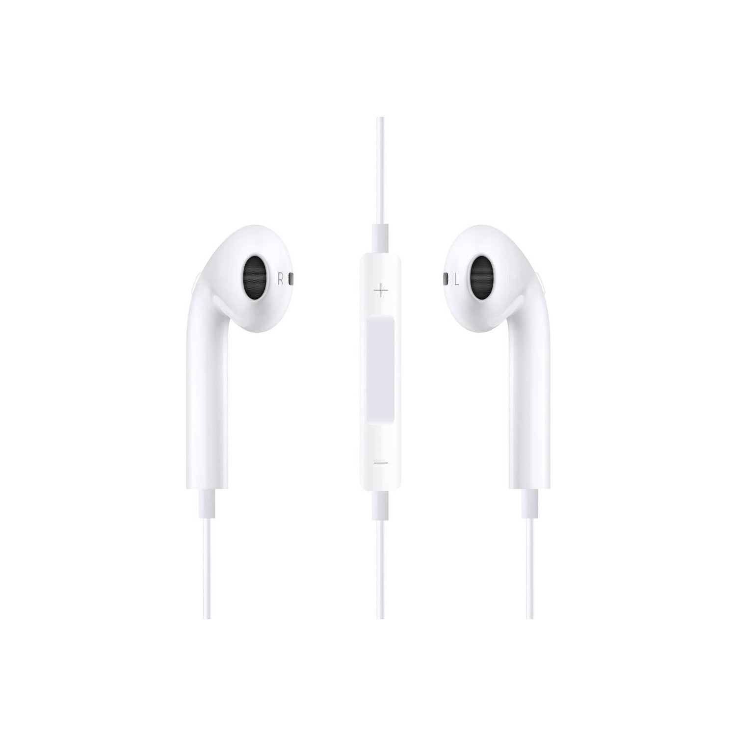 Casti Audio In-Ear, cu Microfon si cu Port Jack 3.5 mm, 1m, telecomanda pentru apeluri/volum. WUW-R31 Alb