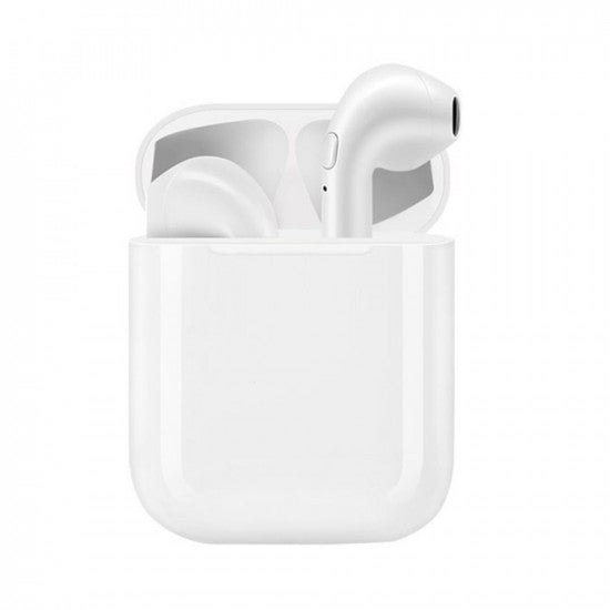 Casti Wireless Bluetooth MKJ-I8X Earbuds, Alb
