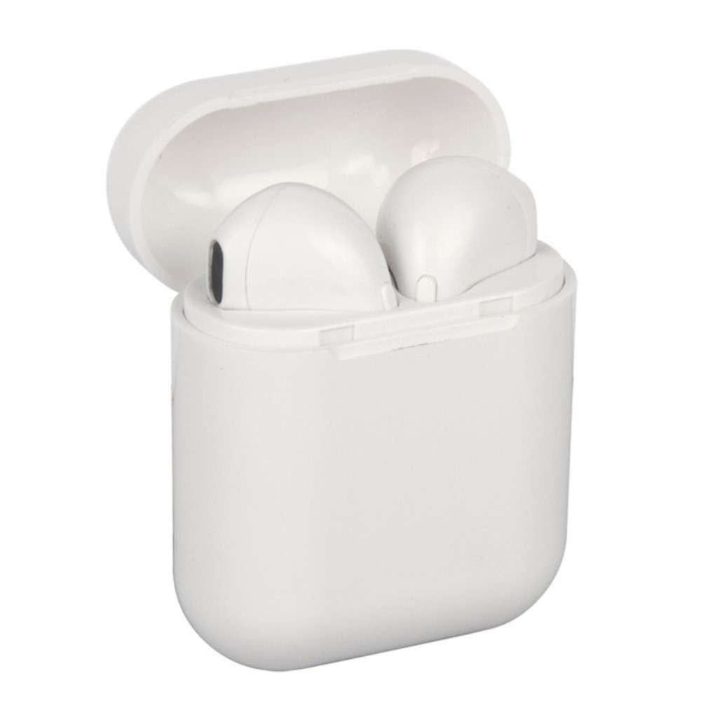 Casti Wireless Bluetooth MKJ-I8X Earbuds, Alb