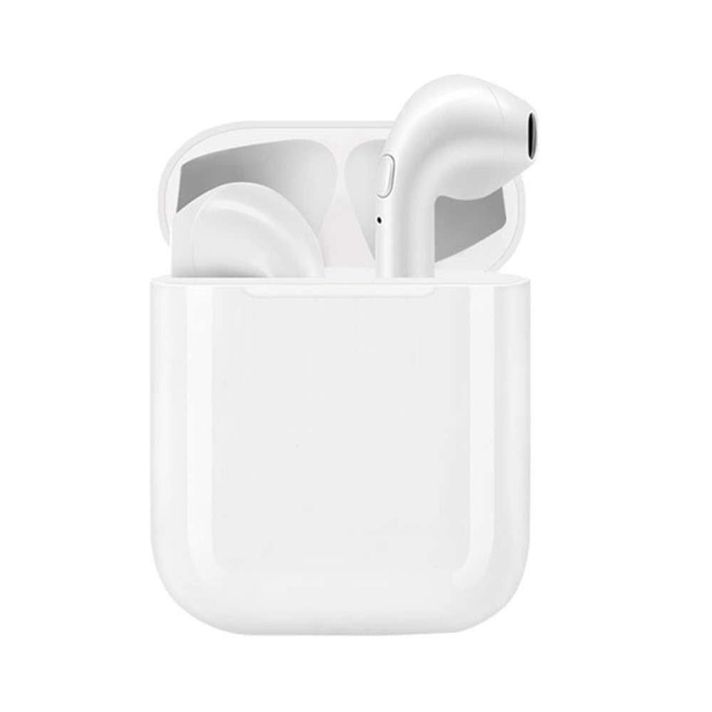 Casti Wireless Bluetooth MKJ-I8X Earbuds, Alb