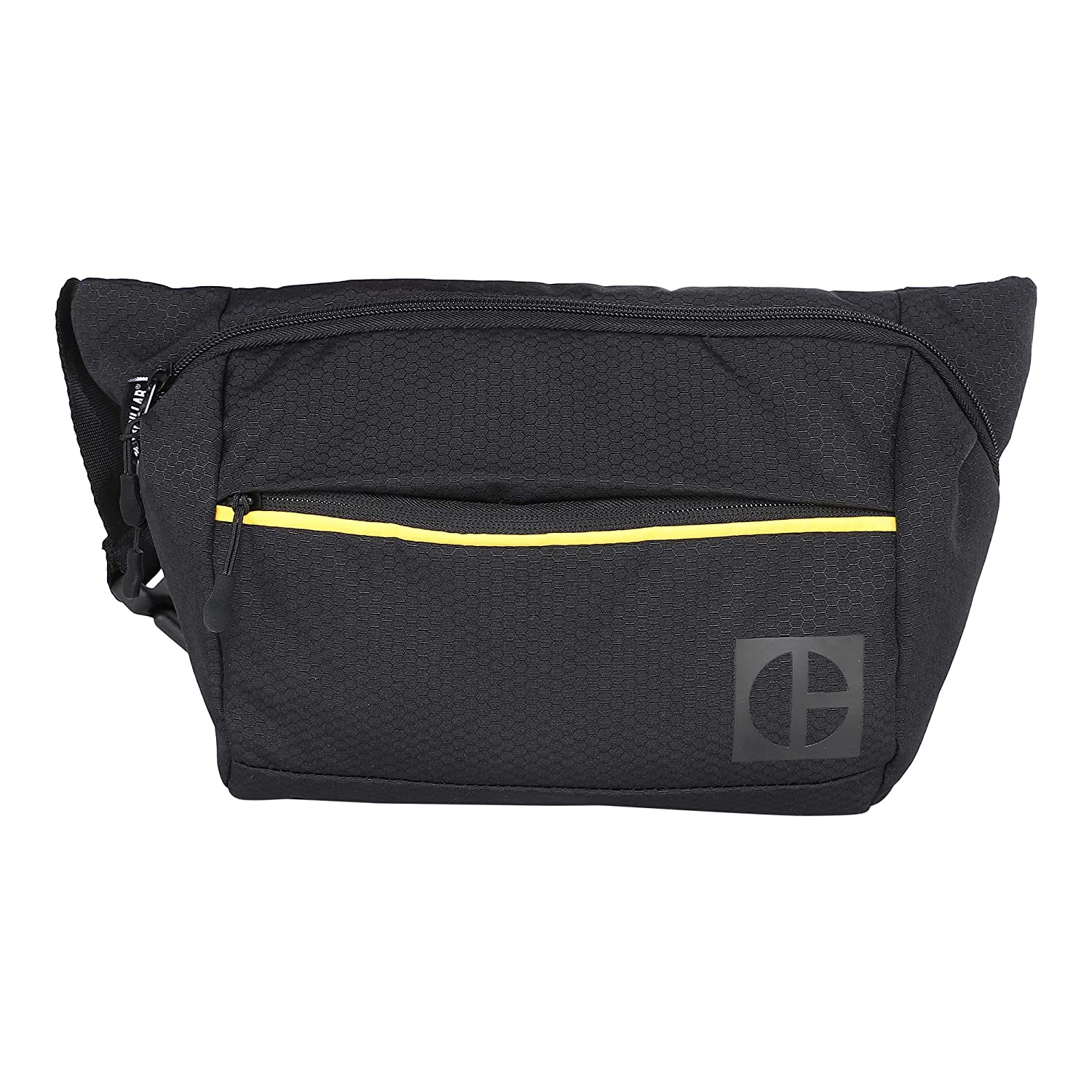 Borseta CATERPILLAR Code - Hex Parkour, material 420D hexagonal, buzunar cu fermoar - negru "CAT-83768-01"