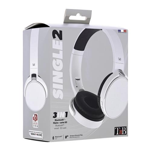 TNB SINGLE 2 Bluetooth headphones silver 