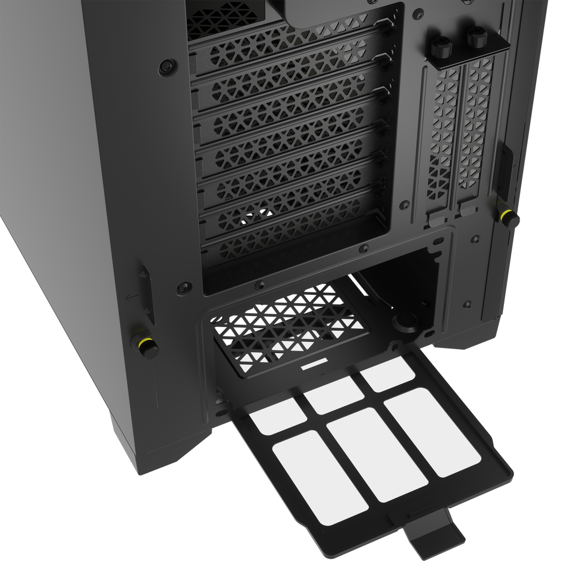 CARCASA Corsair iCUE 5000D RGB AIRFLOW Mid-Tower Case, Black - 3x AF120 RGB ELITE Fans - iCUE Lighting Node PRO Controller