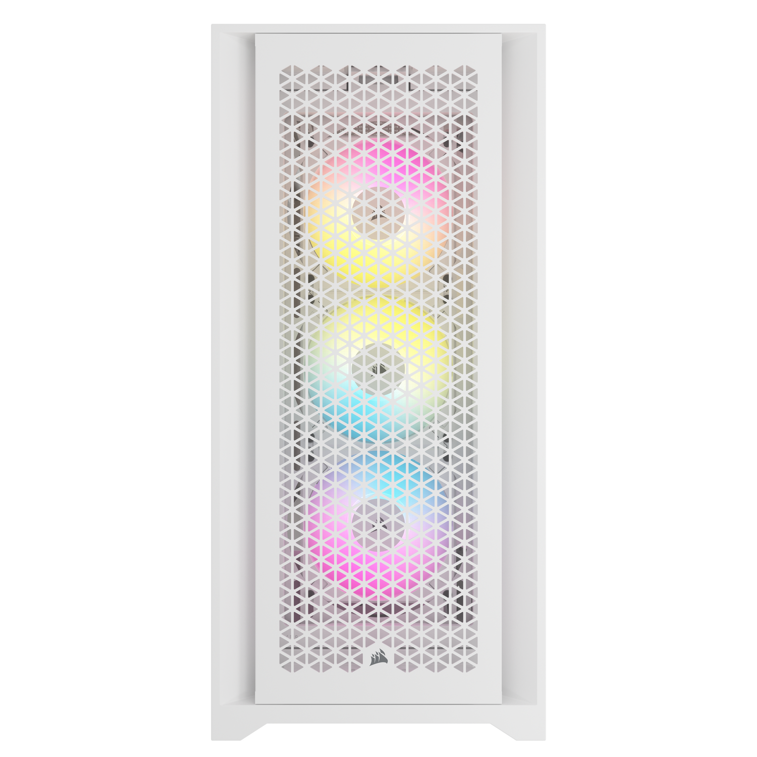 CARCASA Corsair iCUE 5000D RGB AIRFLOW Mid-Tower Case, True White - 3x AF120 RGB ELITE - White Fans - iCUE Lighting Node PRO Controller - High-airflow Design "CC-9011243-WW"