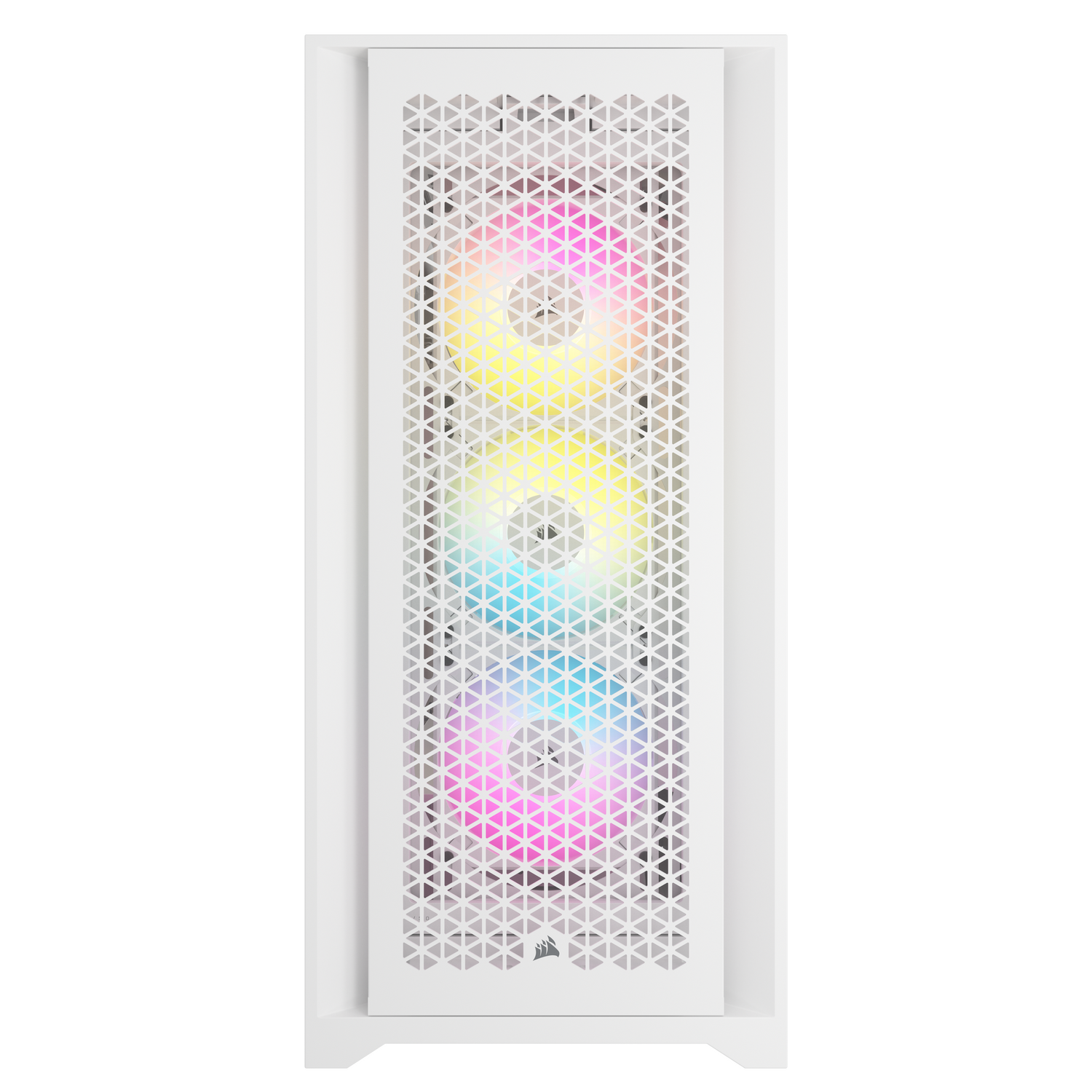 CARCASA Corsair iCUE 5000D RGB AIRFLOW Mid-Tower Case, True White - 3x AF120 RGB ELITE - White Fans - iCUE Lighting Node PRO Controller - High-airflow Design "CC-9011243-WW"