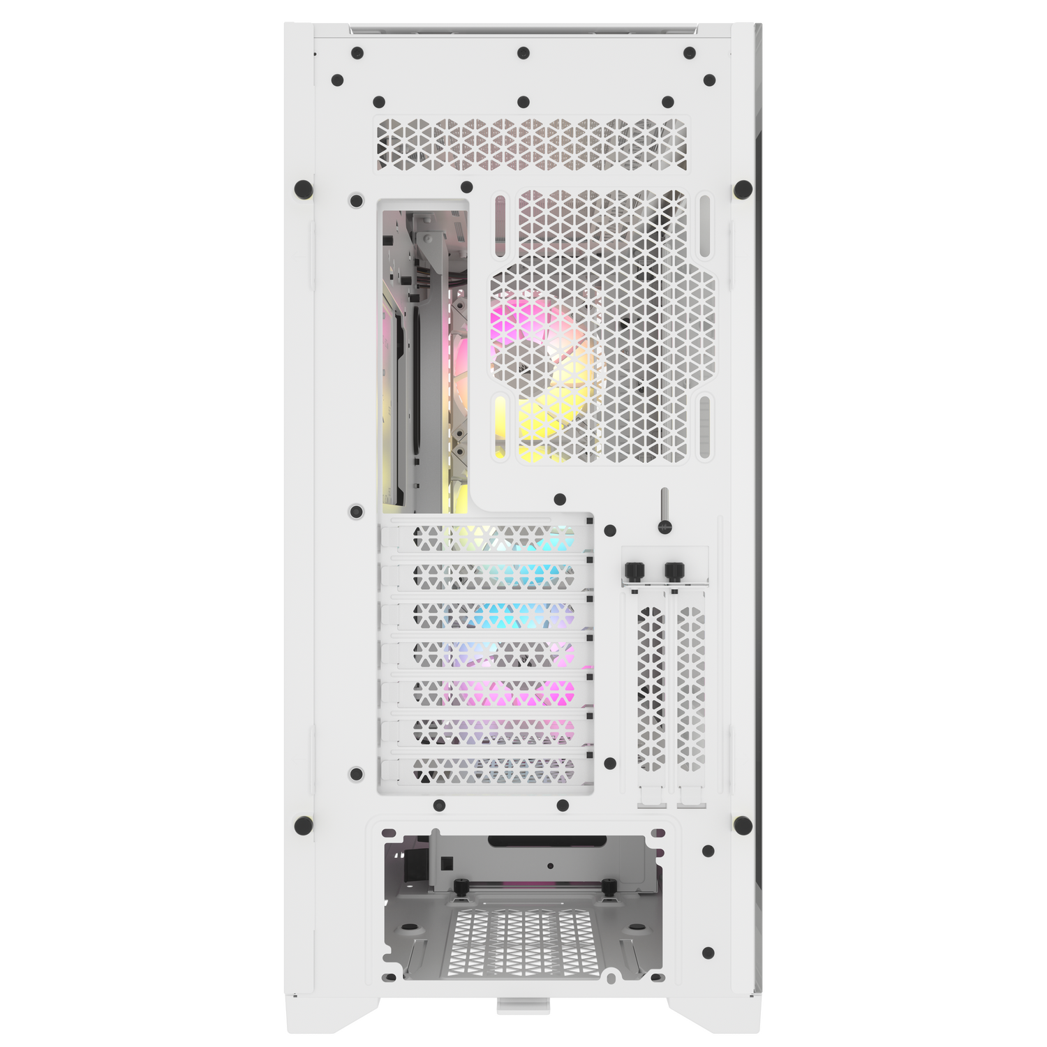 CARCASA Corsair iCUE 5000D RGB AIRFLOW Mid-Tower Case, True White - 3x AF120 RGB ELITE - White Fans - iCUE Lighting Node PRO Controller - High-airflow Design "CC-9011243-WW"