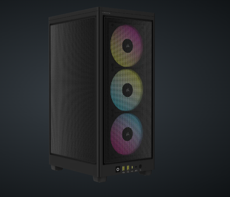 CR iCUE 2000D AIRFLOW RGB MINI-ITX BK "CC-9011246-WW"