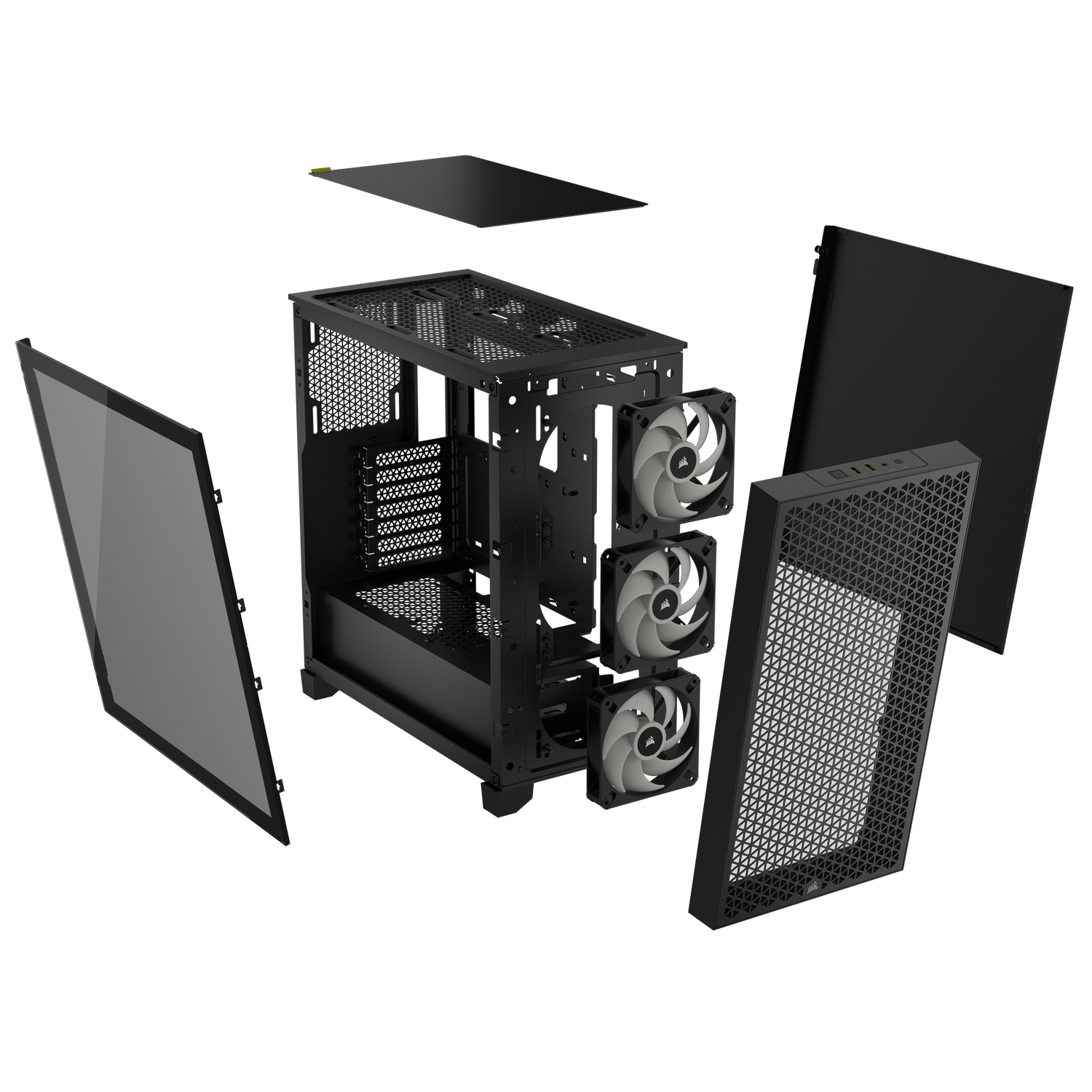 CARCASE Corsair CR 3000D RGB ATX BK "CC-9011255-WW"