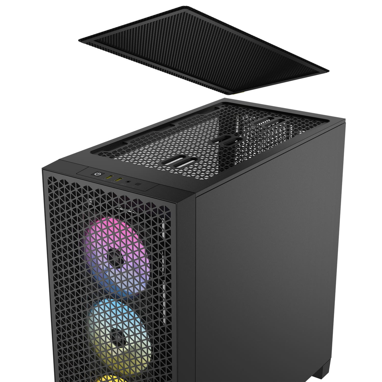 CARCASE Corsair CR 3000D RGB ATX BK "CC-9011255-WW"