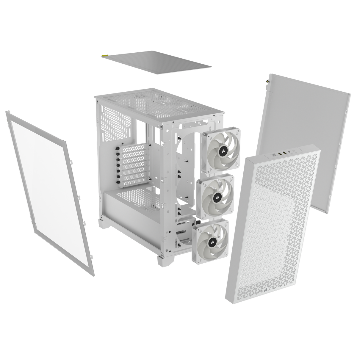 CARCASE Corsair CR 3000D RGB ATX WH 