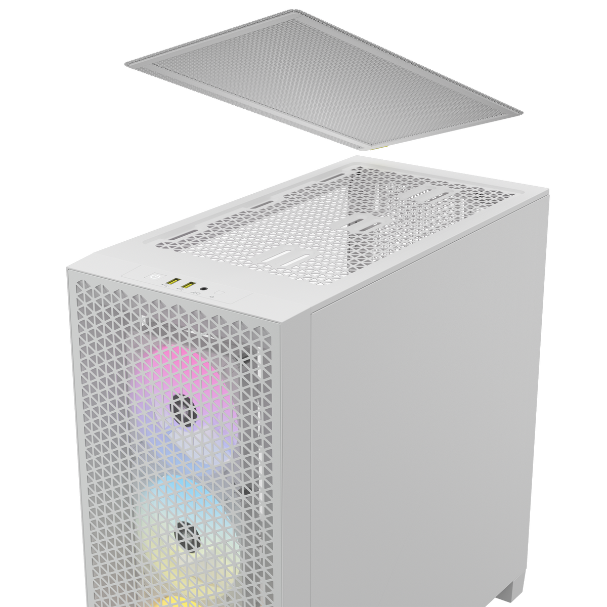 CARCASE Corsair CR 3000D RGB ATX WH 
