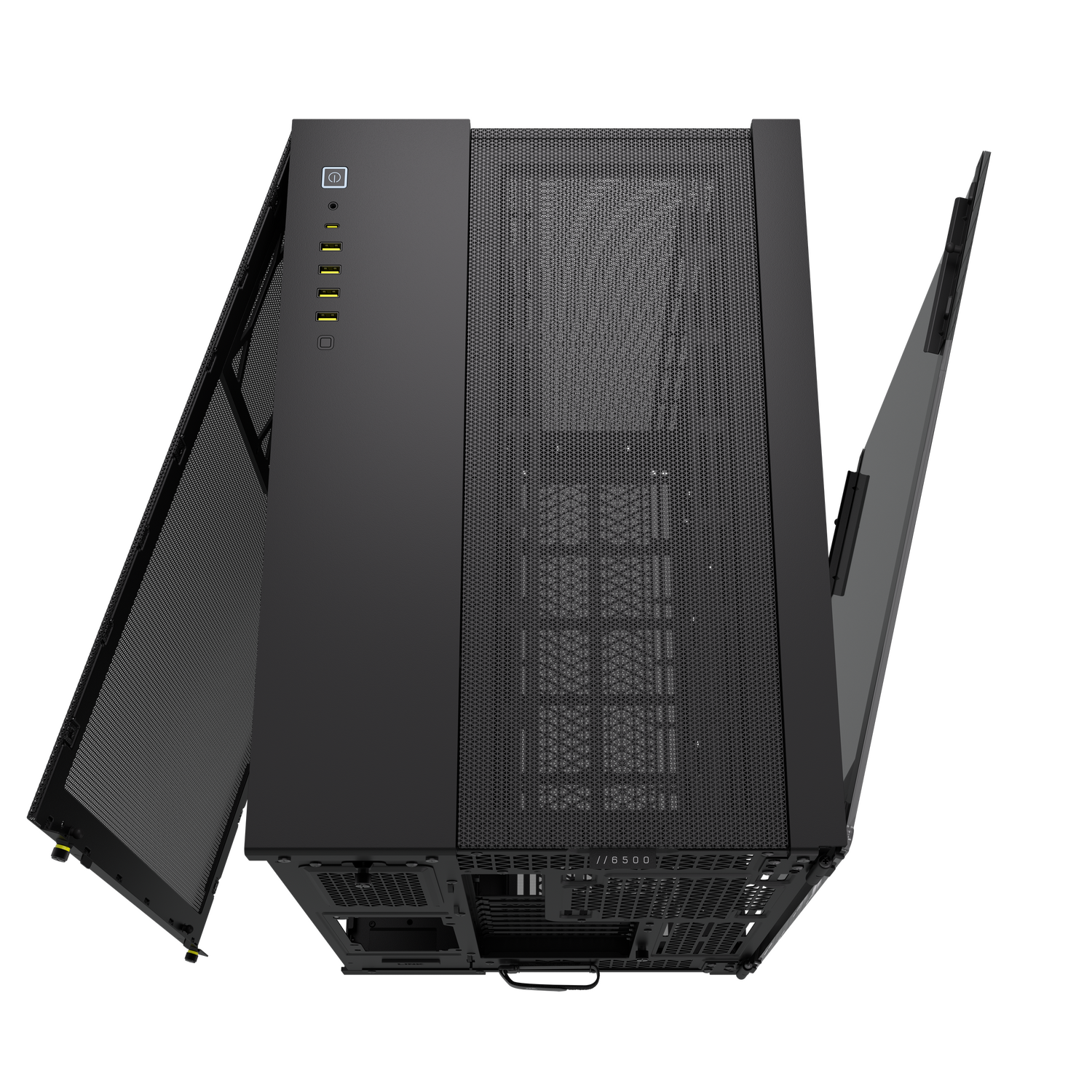 Carcasa Corsair 6500D Airflow Midi-Tower, Tempered Glass - schwarz "CC-9011259-WW"