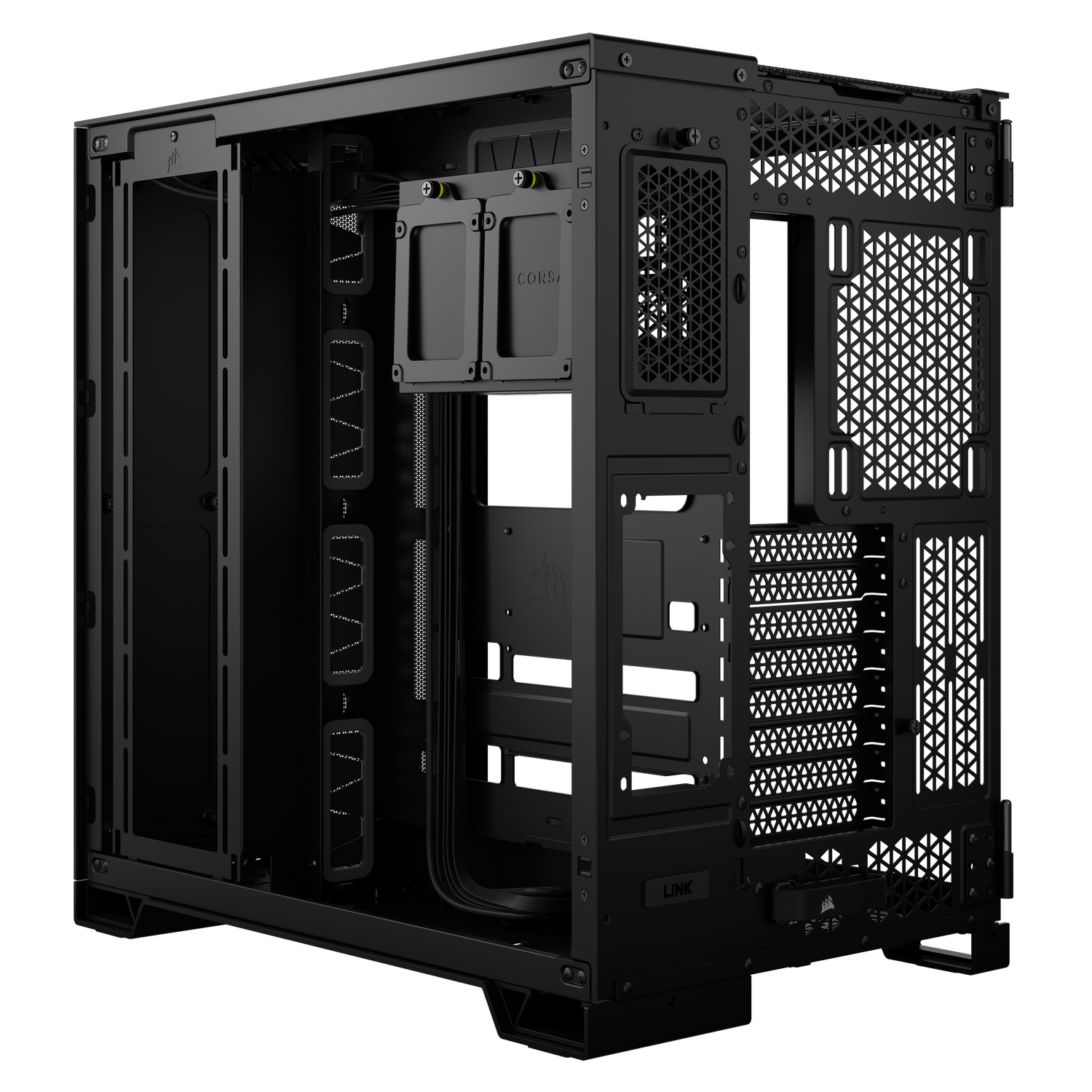 Carcasa Corsair 6500D Airflow Midi-Tower, Tempered Glass - schwarz "CC-9011259-WW"
