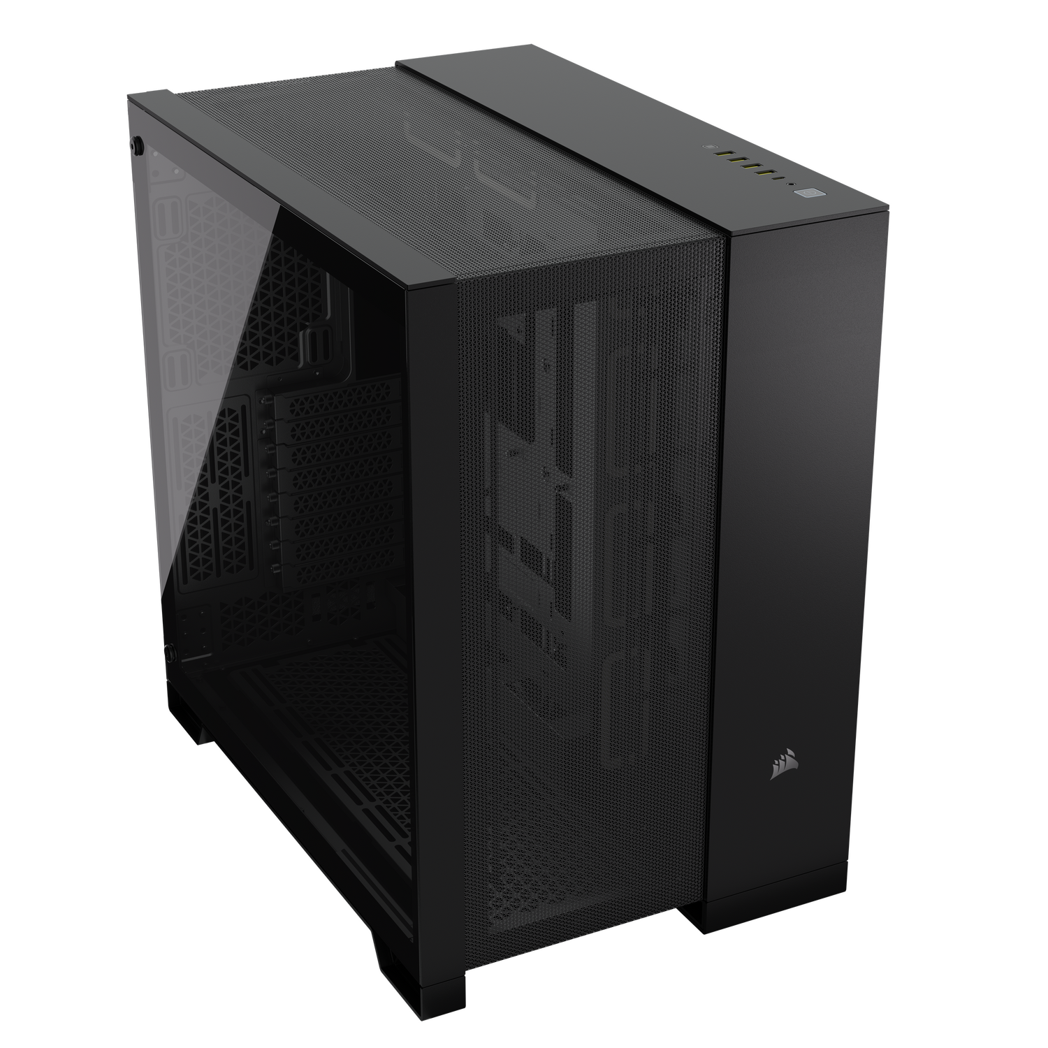 Carcasa Corsair 6500D Airflow Midi-Tower, Tempered Glass - schwarz "CC-9011259-WW"